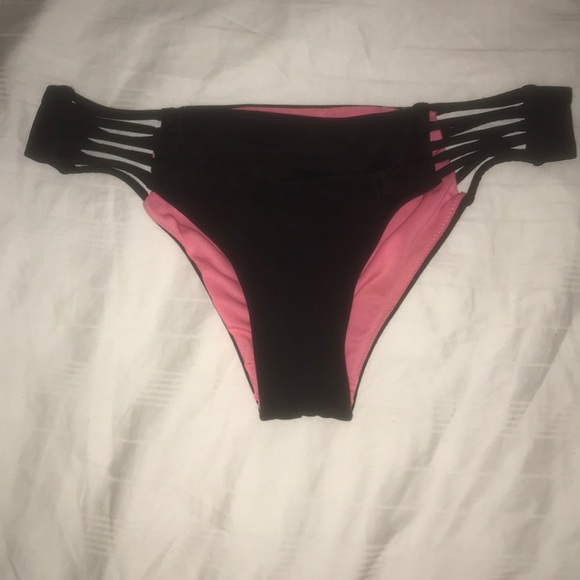Black Victoria’s Secret PINK bikini bottoms! - Picture 2 of 2